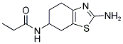 N-(2-AMINO-4,5,6,7-TETRAHYDRO-BENZOTHIAZOL-6-YL)-PROPIONAMIDE Struktur