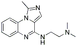 N,N-DIMETHYL-N'-(1-METHYLIMIDAZO[1,5-A]QUINOXALIN-4-YL)ETHANE-1,2-DIAMINE Struktur