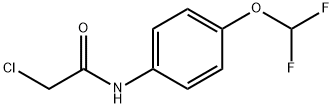 2-CHLORO-N-(4-DIFLUOROMETHOXY-PHENYL)-ACETAMIDE Struktur