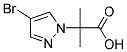 2-(4-BROMO-PYRAZOL-1-YL)-2-METHYL-PROPIONIC ACID Struktur