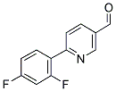 6-(2,4-DIFLUORO-PHENYL)-PYRIDINE-3-CARBALDEHYDE Struktur