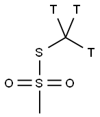 METHYL METHANETHIOSULFONATE, [METHYL-3H] Struktur