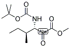 (3S,4S)-3-TERT-BUTOXYCARBONYLAMINO-4-METHYL-2-OXO-HEXANOIC ACID METHYL ESTER Struktur