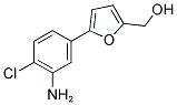 [5-(3-AMINO-4-CHLORO-PHENYL)-FURAN-2-YL]-METHANOL Struktur