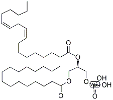 1-PALMITOYL-2-LINOLEOYL-SN-GLYCERO-3-PHOSPHATIDIC ACID Struktur