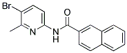 N-(5-BROMO-6-METHYLPYRIDIN-2-YL)-2-NAPHTHAMIDE Struktur