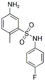 5-AMINO-N-(4-FLUORO-PHENYL)-2-METHYL-BENZENESULFONAMIDE Struktur