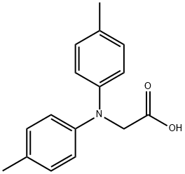 P-TOLYL-P-TOLYLAMINO-ACETIC ACID Struktur