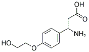 3-AMINO-3-[4-(2-HYDROXY-ETHOXY)-PHENYL]-PROPIONIC ACID Struktur