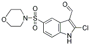 2-CHLORO-5-(MORPHOLIN-4-YLSULFONYL)-1H-INDOLE-3-CARBALDEHYDE Struktur