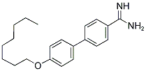 4'-OCTYLOXY-BIPHENYL-4-CARBOXAMIDINE Struktur