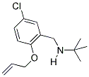 N-[2-(ALLYLOXY)-5-CHLOROBENZYL]-2-METHYLPROPAN-2-AMINE Struktur