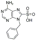 6-AMINO-9-BENZYL-9H-PURINE-8-SULFONIC ACID Struktur