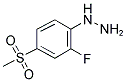 [2-FLUORO-4-(METHYLSULFONYL)PHENYL]HYDRAZINE Struktur