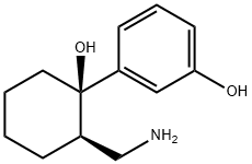 (-)-O-DESMETHYL-N,N-BISDESMETHYLTRAMADOL Struktur