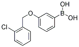 3-(2'-CHLOROBENZYLOXY)PHENYLBORONIC ACID Struktur