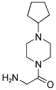 2-AMINO-1-(4-CYCLOPENTYL-PIPERAZIN-1-YL)-ETHANONE Struktur