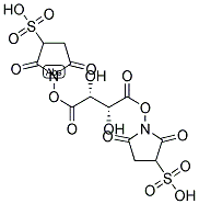 DISULFOSUCCINIMIDYL-L-TARTRATE Struktur