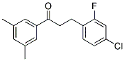 3-(4-CHLORO-2-FLUOROPHENYL)-3',5'-DIMETHYLPROPIOPHENONE Struktur