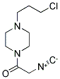 4-(3-CHLORPROPYL)-PIPERAZINO-1-ISOCYANO-ACETAMIDE Struktur