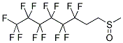 METHYL (1H, 1H, 2H, 2H-PERFLUOROOCTYL)-SULFOXIDE Struktur