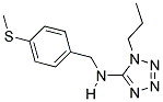 N-(4-(METHYLTHIO)BENZYL)-1-PROPYL-1H-TETRAZOL-5-AMINE Struktur