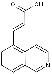 TRANS-3-(ISOQUINOLIN-5-YL)ACRYLIC ACID Struktur