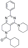 CYCLOHEXYL-(2-PHENYL-4-PIPERIDIN-1-YL-7,8-DIHYDRO-5H-PYRIDO[4,3-D]PYRIMIDIN-6-YL)-METHANONE Structure