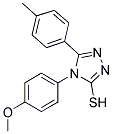 4-(4-METHOXYPHENYL)-5-(4-METHYLPHENYL)-4H-1,2,4-TRIAZOLE-3-THIOL Struktur