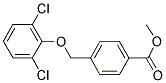 4-(2,6-DICHLORO-PHENOXYMETHYL)-BENZOIC ACID METHYL ESTER Struktur