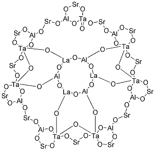 LANTHANUM ALUMINUM OXIDE-STRONTIUM ALUMINUM TANTALUM OXIDE Struktur