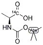 N-T-BOC-L-ALANINE, [1-14C] Struktur