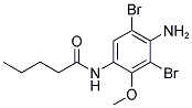 N-(4-AMINO-3,5-DIBROMO-2-METHOXYPHENYL)PENTANAMIDE Struktur