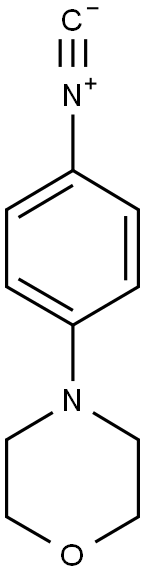 4-(4-ISOCYANOPHENYL)MORPHOLINE Struktur