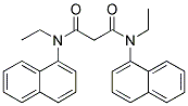 N,N'-DIETHYL-N,N'-DI-NAPHTHALEN-1-YL-MALONAMIDE Struktur