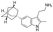 2-(5-ADAMANTAN-1-YL-2-METHYL-1H-INDOL-3-YL)-ETHYLAMINE Struktur