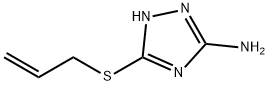 3-(ALLYLTHIO)-1H-1,2,4-TRIAZOL-5-AMINE Struktur