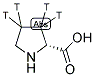 PROLINE, D [3,4-3H(N)] Struktur