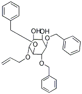 3-(ALLYLOXY)-4,5,6-TRIS(BENZYLOXY)-1,2-CYCLOHEXANEDIOL Struktur