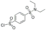 4-[(DIETHYLAMINO)SULFONYL]BENZENESULFONYL CHLORIDE Struktur