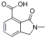 2-METHYL-3-OXO-2,3-DIHYDRO-1 H-ISOINDOLE-4-CARBOXYLIC ACID Struktur