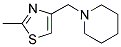 1-[(2-METHYL-1,3-THIAZOL-4-YL)METHYL]PIPERIDINE Struktur