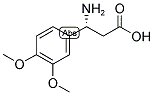 (R)-3-AMINO-3-(3,4-DIMETHOXY-PHENYL)-PROPIONIC ACID Struktur