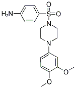 4-([4-(3,4-DIMETHOXYPHENYL)PIPERAZIN-1-YL]SULFONYL)ANILINE Struktur