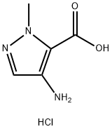 4-AMINO-2-METHYL-2 H-PYRAZOLE-3-CARBOXYLIC ACID HYDROCHLORIDE Struktur