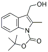 3-HYDROXYMETHYL-2-METHYLINDOLE-1-CARBOXYLIC ACID TERT-BUTYL ESTER Struktur