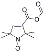 ETHYL 1-OXY-2,2,5,5-TETRAMETHYL-3-PYRROLINE-3-CARBONYLOXYLFORMATE Struktur