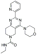 4-MORPHOLIN-4-YL-2-PYRIDIN-2-YL-7,8-DIHYDRO-5H-PYRIDO[4,3-D]PYRIMIDINE-6-CARBOXYLIC ACID ETHYLAMIDE Struktur