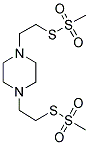 2,2'-BIS(METHANETHIOSULFONATO)DIETHYLPIPERAZINE Struktur