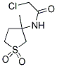 2-CHLORO-N-(3-METHYL-1,1-DIOXIDOTETRAHYDROTHIEN-3-YL)ACETAMIDE Struktur